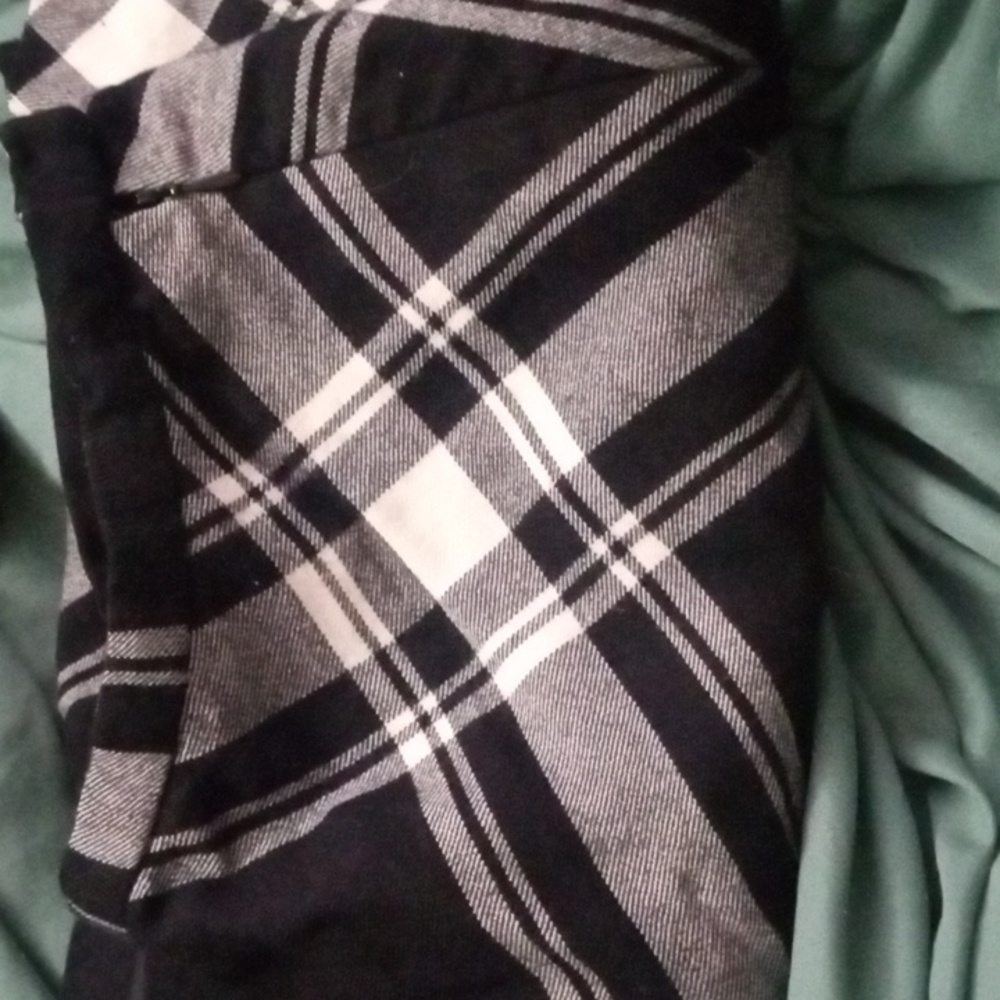 Vintage Plaid Maxi/Midi Skirt